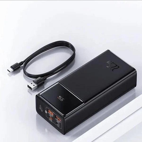  Внешний аккумулятор Baseus Star Lord Display 22.5W 30000 mAh с кабелем USB Type-A to Type-C 3A 0.3m