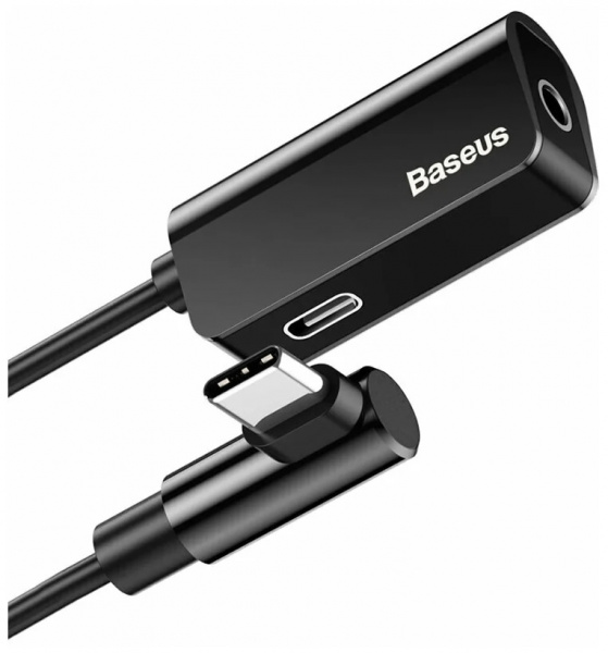 Кабель-переходник Baseus L45 USB Type-C на AUX 3.5mm + USB Type-C