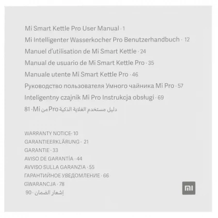 Электрический умный чайник Xiaomi Mi Smart Kettle Pro Bluetooth 1.5L (EU version)